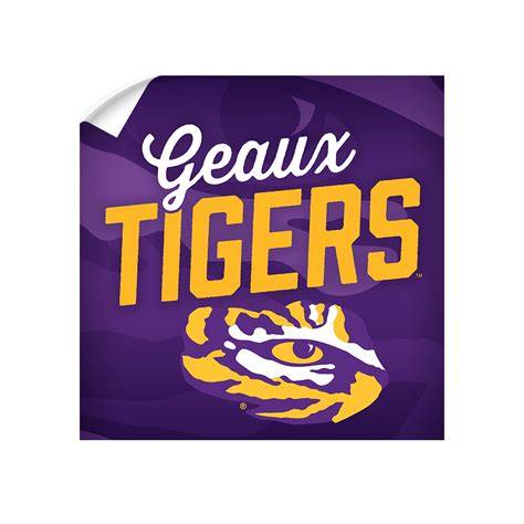 LSU Tigers "Geaux Tigers" Officially Licensed Canvas - College Wall Art