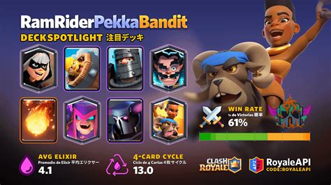 This Ram Rider deck with Pekka, Ewiz and Bandit continues to trend - Clash Royale Deck Spotlight ...