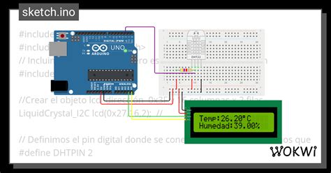 Sensor De Temperatura Y Humedad Wokwi Esp Stm Arduino Simulator