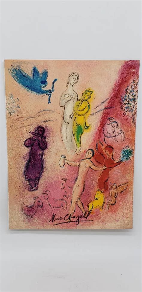 Marc Chagall Lithograph Hand Signed