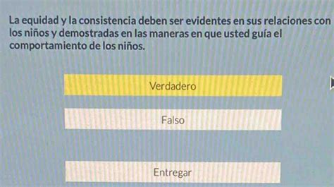 Solved La Equidad Y La Consistencia Deben Ser Evidentes En Sus