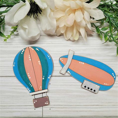 Hot Air Balloon and Blimp Craft Kit - Etsy