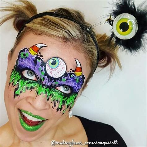 Crazy Halloween monster | Face painting halloween, Halloween makeup inspiration, Face painting ...