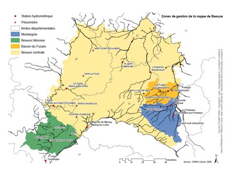 Etat Quantitatif Des Masses Deaux Souterraines Siges Centre Val De