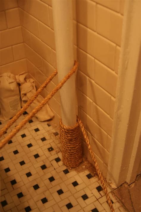 How To Wrap A Hot Pipe In Rope Wrapping Steam Pipes For Insulation Apartment Therapy