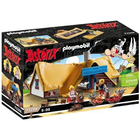 Playmobil Ast Rix Hutte D Ordralfabetix Cdiscount Jeux