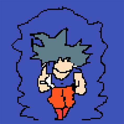 Edición me trying to make ui goku Herramienta gratuita de dibujo en