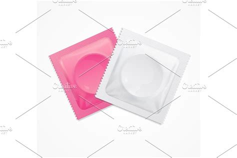 Realistic 3d Condoms Package Set Condoms Freelance Graphic Design