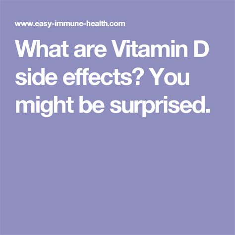 Vitamin D Supplement Side Effects - Vitamin D Benefits And Side Effects ...