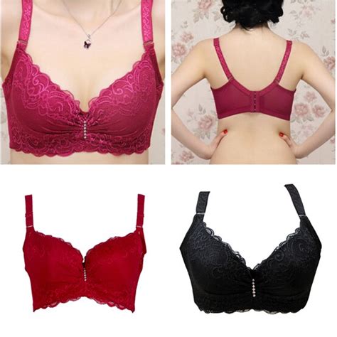 Plus Size 38d~46d Women Sexy Cotton Push Up Bra Healthy Bra Shopee