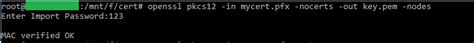 Convert Pfx To Pem And Key Openssl Veryteacher