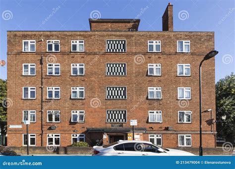 The Typical Modern Council House In London Editorial Stock Image