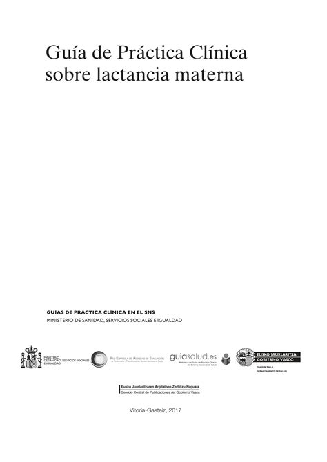 SOLUTION Gu A De Pr Ctica Cl Nica Sobre Lactancia Materna Studypool