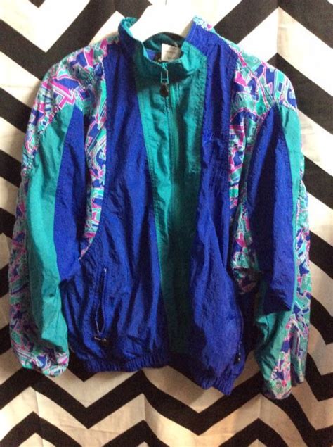 1980s Nike Windbreaker Wcolor Block Design Boardwalk Vintage