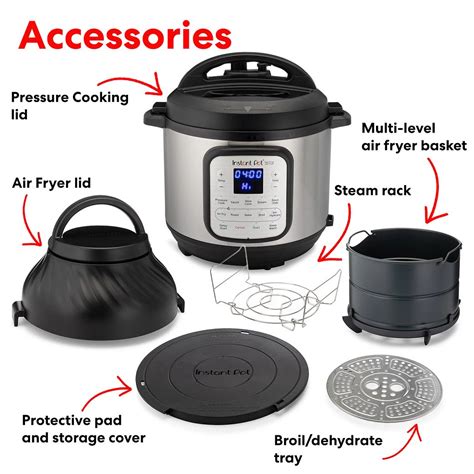 Instant Pot® Duo Crisp™ Air Fryer 8 Quart Multi Use Pressure Cooker