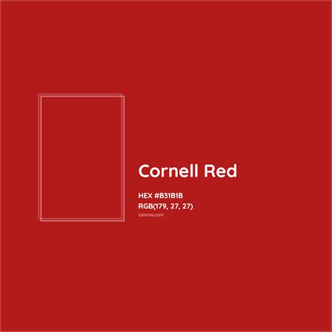 Cornell Red Complementary or Opposite Color Name and Code (#B31B1B ...