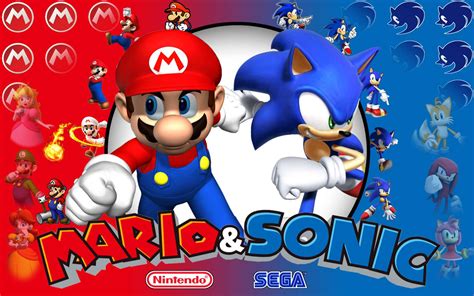 Sonic and Mario Wallpaper - WallpaperSafari