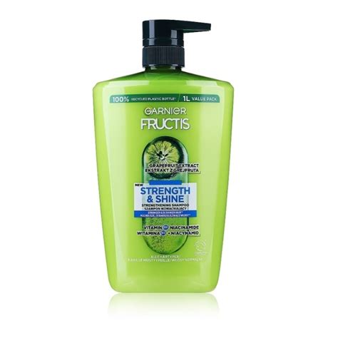 Garnier Fructis Strength And Shine Strengthening Shampoo šampūnas