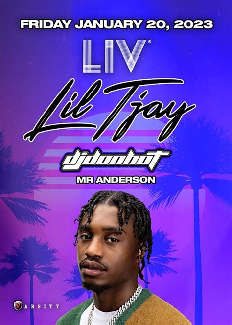 Lil Tjay Tickets at LIV in Miami Beach by LIV | Tixr