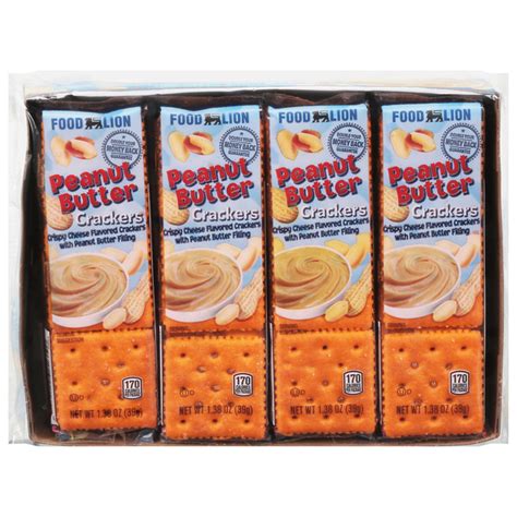 Save On Food Lion On The Go Peanut Butter Crackers 8 Ct Order Online