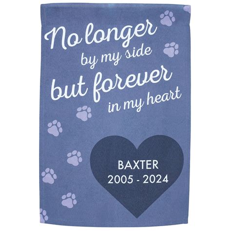 Personalized Pet Memorial Garden Flag - Miles Kimball