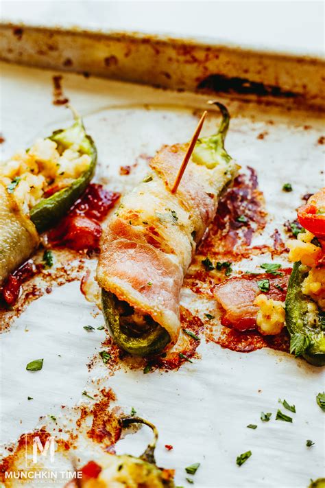 Shrimp Jalapeno Poppers Wrapped In Bacon Dairy Free Munchkin Time