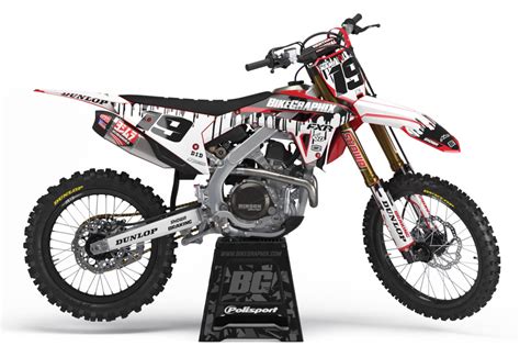 Honda Semi Custom Dirt Bike Graphics