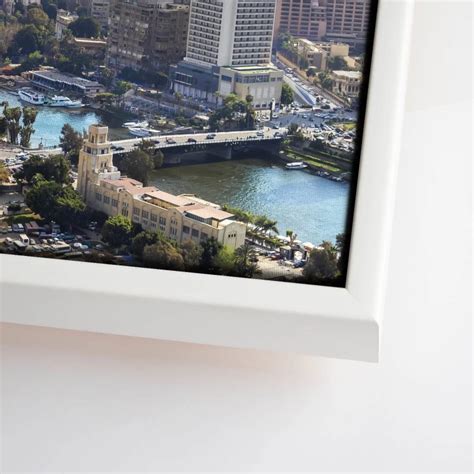 Wandbild Fl Sse Seen Skyline Kairo Mit Nil Im Hochformat X Cm