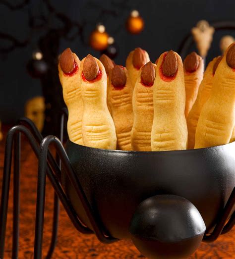 Eggless Spooky Witch Finger Cookie Recipe (Perfect Halloween Cookies ...