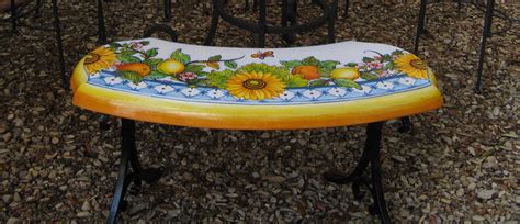 Hand Painted Garden Benches