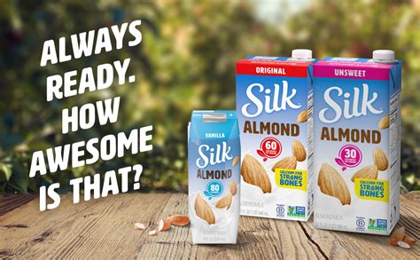 Amazon Silk Shelf Stable Almond Milk Singles Dark Chocolate