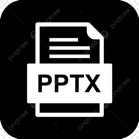 Icono De Documento De Archivo Pptx Png Arte Antecedentes N Png