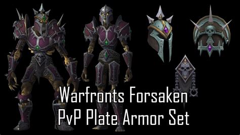 Warfronts Forsaken PvP Plate Armor Set YouTube