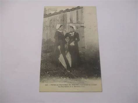 CPA DEUX SEVRES 79 Types Et Costumes Du Poitou Environs De Niort EUR 5