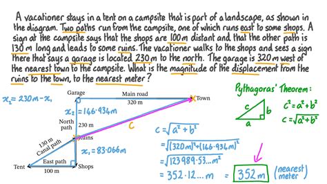 Question Video Calculating Resultant Displacement Nagwa