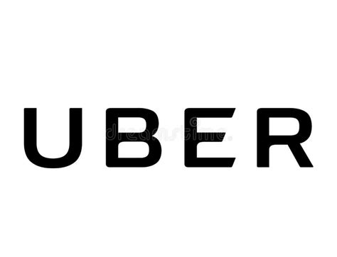 Uber Logo editorial photo. Illustration of format, icon - 127602356