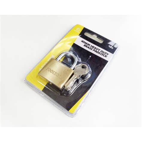 Toolzone Mm Hd Brass Padlock Burkes Agri Supplies