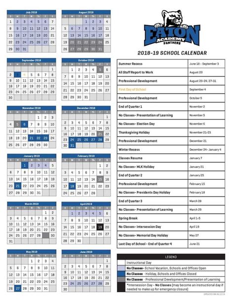 Eaton High School Calendar 2024 - Schoolcalendars.net