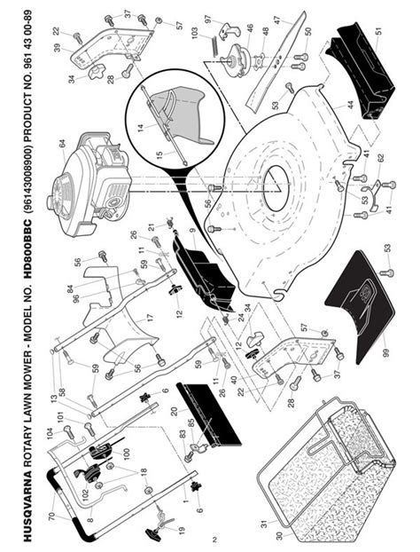 Husqvarna Mower Parts Diagram