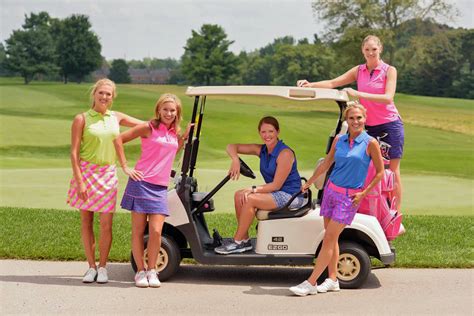 New Birdies And Bows Ladies Golf Apparel Pink Golf Tees