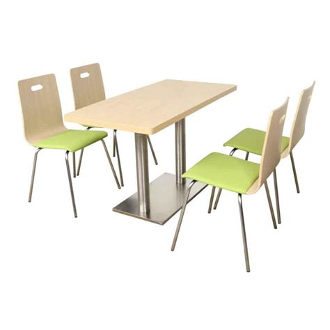 Sanyon Marine Dining Table With Four Seats For Canteen