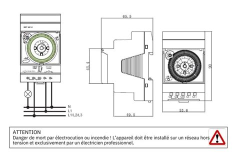 Horloge Piscine Modulaire Pour Coffret Electrique