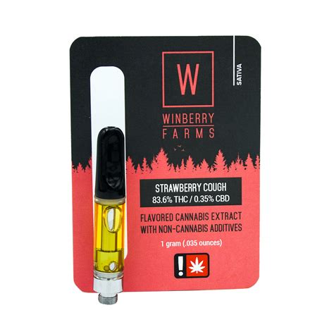 Winberry Farms Strawberry Cough Cartridge 1g Leafly