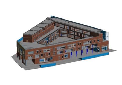 Coordinated Mepf Model For Commercial Office Building In Uk