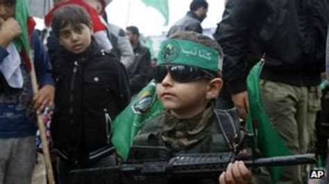 Hamas Displays United Front At Gaza Rally Bbc News