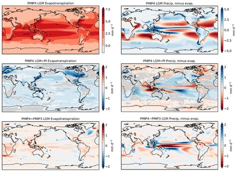 Same As Fig For Mean Annual Evaporation Left Hand Side And Mean