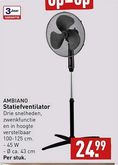 Ambiano Statiefventilator Aanbieding Bij ALDI 1Folders Nl