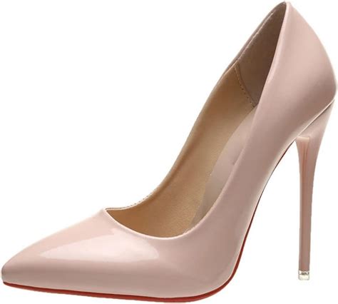 AMDMG Women S High Heels High Heels Red Sole Nude Women Shoes Cool Sexy