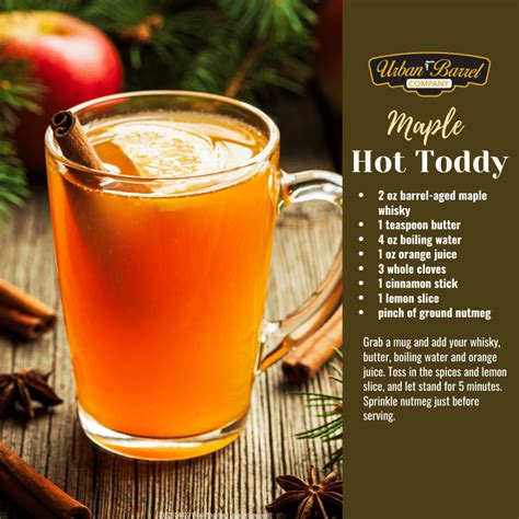 Printable Hot Toddy Recipe Card