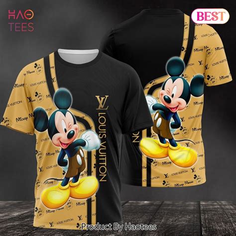 NEW Mickey Mouse Cartoon Louis Vuitton 3D T Shirt Limited Edition